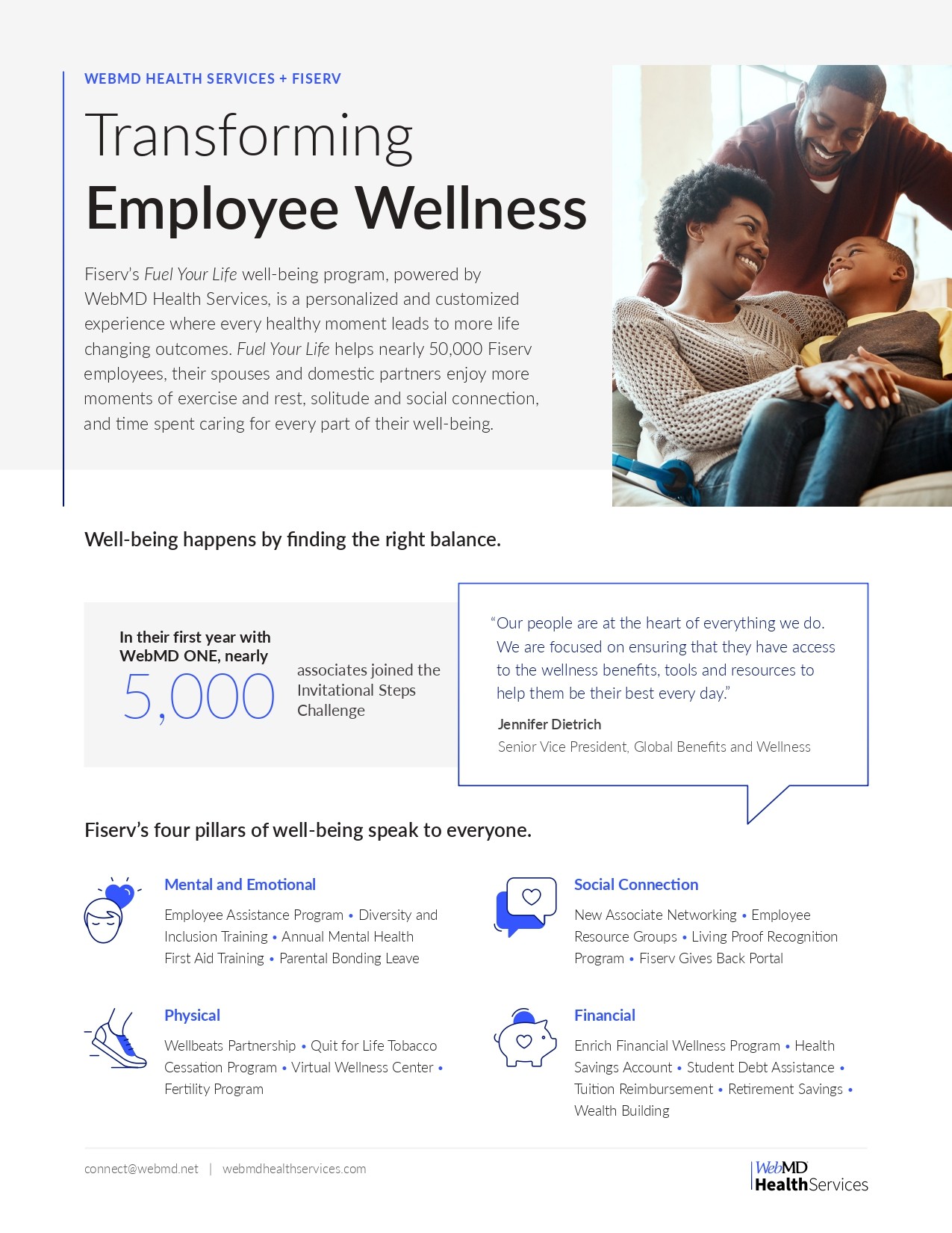 Fiserv Well-Being Program Success Story | WebMD Health Services